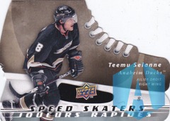 2008-09 Upper Deck McDonald's Speed Skaters #3 Teemu Selanne Die Cut
